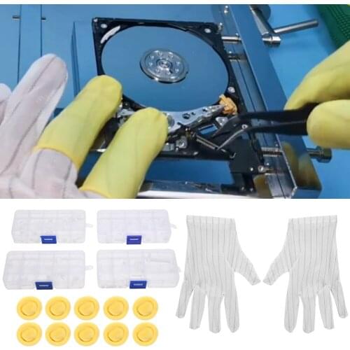 56PCS 2.5 3.5Inch Hard Drive Head Replacement Tools Professional HDD Head Comb Tool Kit Hard Disk Magnetic Head Changing Tool