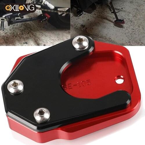 Side Stand Kickstand Support Pad Support Shell FOR Honda XRV750 RD07 Africa Twin Foot Side Stand Pad Plate Enlarger Extension