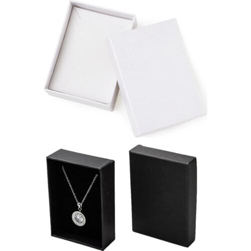 4pcs Red Cardboard Jewelry Set Boxes with Ribbon Bowknot Earrings Ring Box for Wedding Valentines Gifts Jewelry Packing Storage