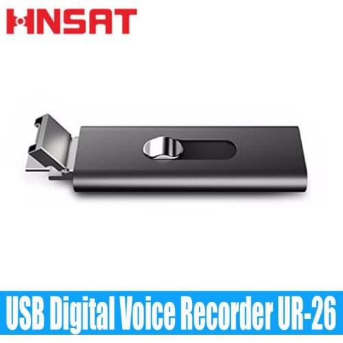 Hnsat 2 in 1 Flash Drive 8GB Digital Voice Recorder Audio Recording Device USB With Metal House Just For Android Smart Phone