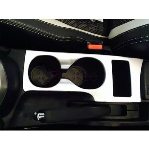 Chrome Front And Rear Seat Drink Cup Holder Cover Bezel Surround Frame Styling For Nissan Qashqai J11 2014 2015 2016 2017