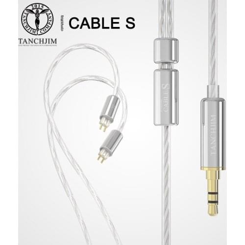 TANCHJIM CABLE S Upgrade Earphone Cables 2.5/4.4mm Balanced 3.5mm Single-Ended with 0.78mm 2Pin Detachable Hifi Audio Line