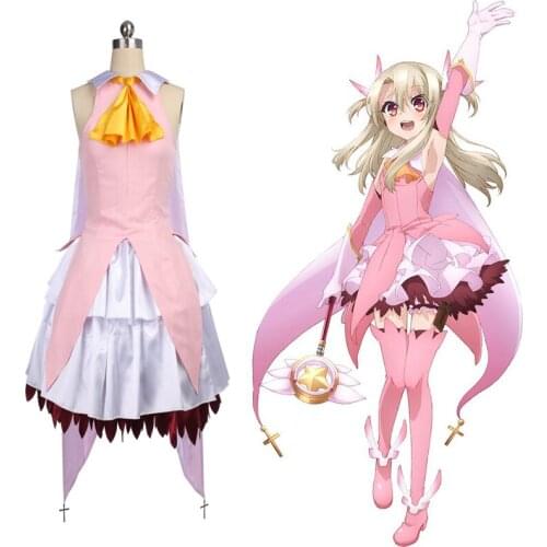 Hot Fate Kaleid Liner Prisma Illya Cosplay Costume Illyasviel von Einzbern Uniform Outfit Anime Cosplay Costumes Halloween Party