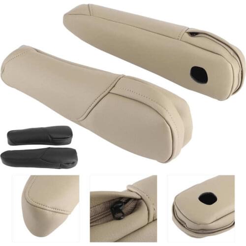 Microfiber Leather Seat Armrest Handle Decor Cover Trim Fit for Honda CRV 2007 2008 2009