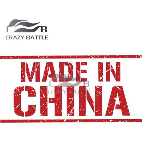 Crazy Battle 13 x 6.2cm for Made in China Graffiti Surfboard Car Stickers Scratch-proof Custom Waterproof Decal for Vehicle