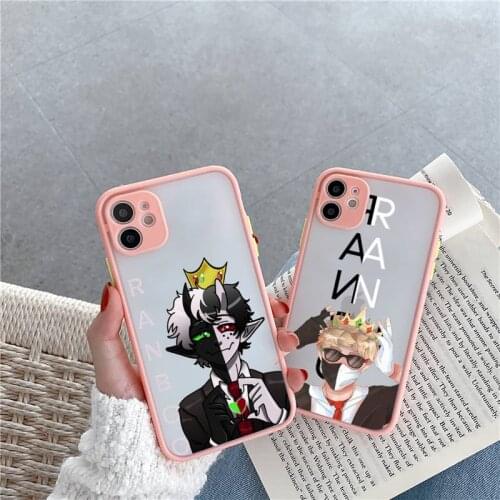 Ranboo Dream Smp anime Phone Case matte transparent For iphone 7 8 11 12 plus mini x xs xr pro max cover