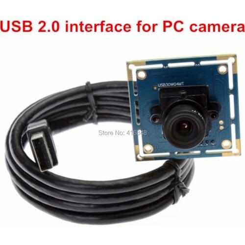 MJPEG YUY2 30fps 640X480 VGA OV7725 2.8mm lens CCTTV UVC micro min usb endoscope CMOS camera module