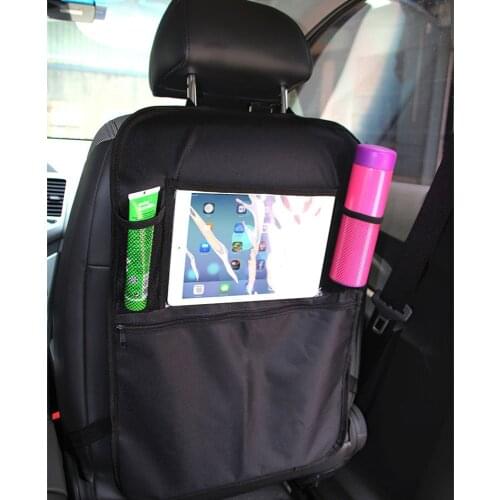 Car Back Seat Organizer Waterproof Kick Mat Back Storage Holder Car-styling Protector Auto Accessories Ready for the child