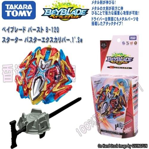 Original Takara Tomy BEYBLADE BURST Burst B120 Starter Buster Xcalibur.1.Sw
