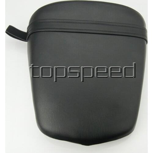 Black Motorcycle Passenger Rear Seat Pillion Cushion For Yamaha YZF R6 2003 2004 2005 Black