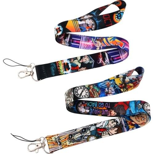 CB935 Movie Back to the Future Lanyard Badge ID Cell Phone Rope Key Lanyard Neck Straps Accessories Straps