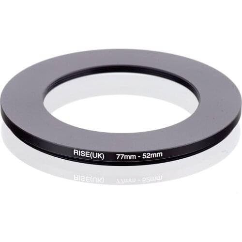 RISE(UK) 77mm-52mm 77-52 mm 77 to 52 Step down Filter Ring Adapter