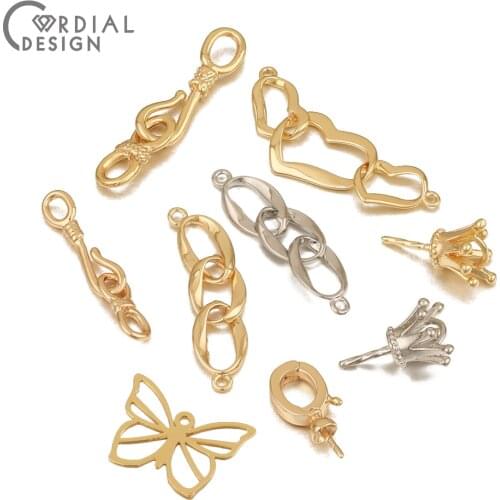 Cordial Design Jewelry Accessories/Hand Made/Connectors/Genuine Gold Plating/Cooper/DIY Making/Jewelry Findings & Components