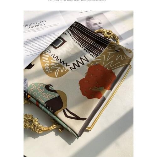 Large square100% mulberry silk scarf Women 110cm satin Hijab Mulberry silk scarf square scarf