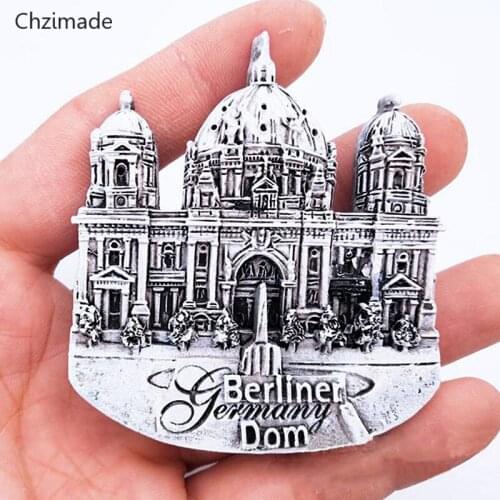 Lychee Life Germany Berlin Checkpoint Charlie 3D Fridge Magnet Sticker Refrigerator Decor Souvenir