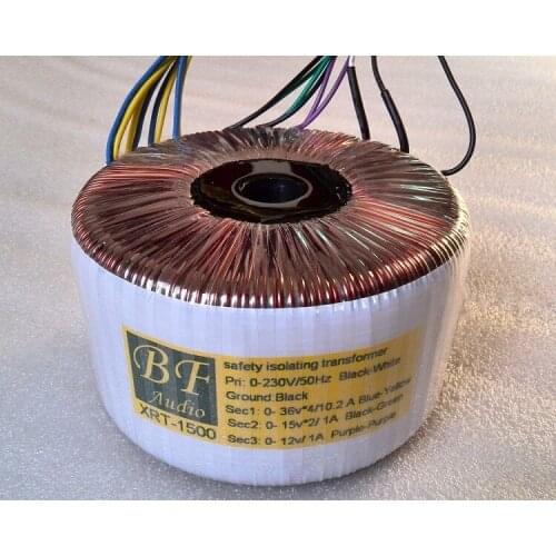 T-038 800W/1000W/1200W Nippon Steel Core Can be Custom Toroidal Transformer Fever "O "Shape Transformer 220V 50Hz