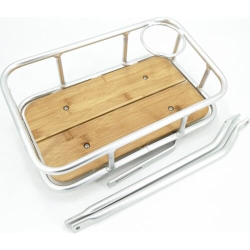 Bicycle Basket Panniers Retro Bike Fixed Gear Bicycle 700C Road Bicycle Basketry Aluminum Alloy Practical Decorative Baskets