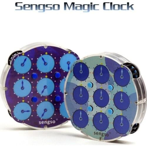 Sengso Magic Magnetic Clock Shengshou Clock Puzzle Cubes Magnets Speed Sengso Magic Clock