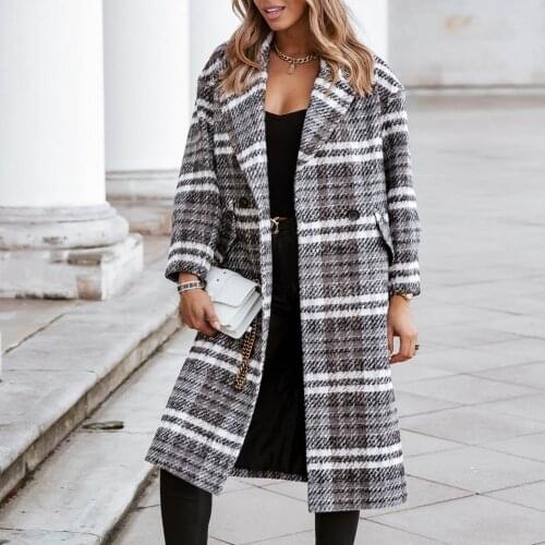 Womail Women's Plaid Coats