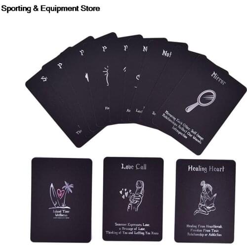 1set Island Time Wellness Love Oracle Cards Tarot Card Divination Board Game Cards