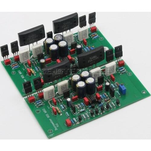 1 Pair Assemble 933 HiFi Stereo Power Amplifier Board Sanken 2SA1295+2SC3264 Home Audio Sound Amp
