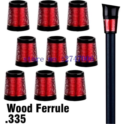 10pcs / 20pcs/ 50pcs /100pcs Custom Red Golf Ferrules .335 For Driver Fairway Wood