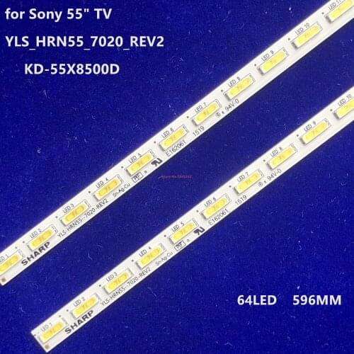 LED Backlight for Sony 55 inch TV KD-55X8500D KD-55X8505C KD-55X8508C YLS_HRN55_7020_REV2 V1.5 E162061 15521N SYV5541