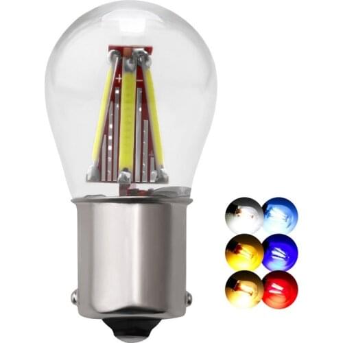 50pcs 1156 LED P21W 4 Filament Super Bright Led 1157 BAY15D P21W/5W Brake Light Bulb Auto Vehicle Lamp Car Accessories 12V/24V