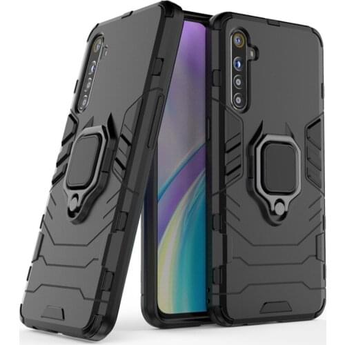 For OPPO Realme XT Case Magnetic Ring Holder Silicone Cover for OPPO Realme X2 Cover RMX1991 RealmeX2 x 2 Protective Coque Funda