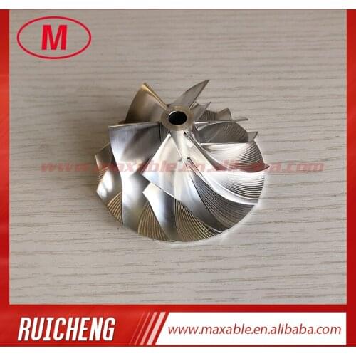 CT26 49.70/67.40mm 6+6 blades turbocharger milling/aluminum 2618/billet compressor wheel
