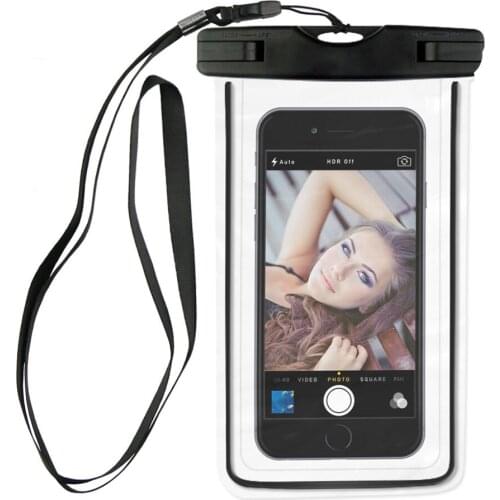 For Samsung Galaxy J3 Prime Underwater Luminous Phone Pouch Dry Bag Waterproof Case Cover For Samsung Galaxy J5 2016 2017