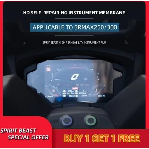 Spirit Beast Motorcycle speedometer Scratch TPU Protection Film Dashboard Screen Instrument sticker For Aprilia SRMAX250/300