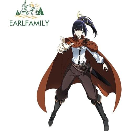 EARLFAMILY 13cm x 9.2cm for Narberal Overlord Vinyl Car Wrap Decal Laptop Car Stickers Windshield Bumper Waterproof Decoration