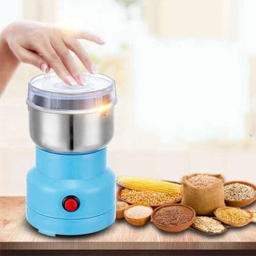 Electric Food Chopper Processor Mixer Blender Smash Machine Pepper Cereals Seasoning Coffee Grinder Mill Machine Kitchen Tools