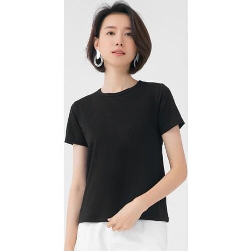 European and American classic casual breathable summer fashion womens T-shirt