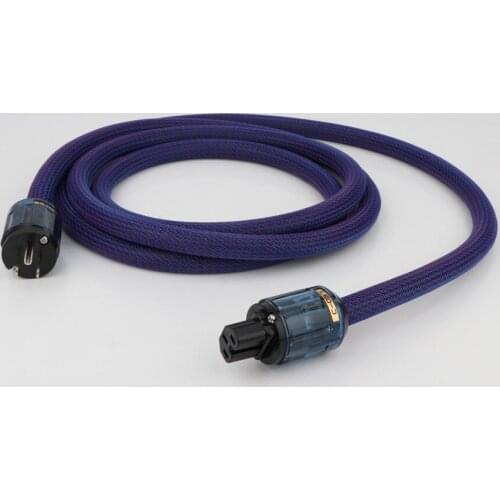 Hi-End 400 Pure Red Copper Hifi Audio Power Cord EU/US p-037/P-037E Power Plug Socket Connector AMP CD Player Audio Power Cable