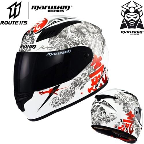 Marushin New Motocycle Helmet B5 Universal Protective Personality Full Face Helmet for Scooter Motorcycle Electrical-Motorbike