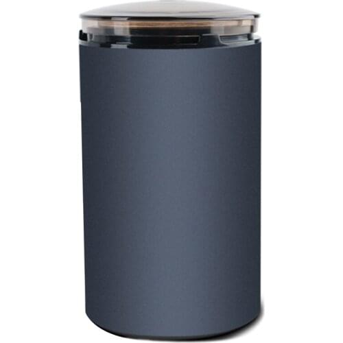 Spice Blade Grinder Aluminum Shell Grain Mills for Coffee Herbs with Detachable Power Cord and Cleaning Brush -US Plug