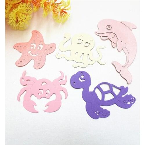 Metal Cutting Die Of Dolphin Scrapbooking Mold Paper DIY Cards Postcard Handmade Craft Stencil Album Handcraft Embossing Moulds