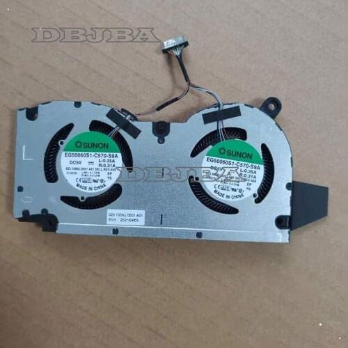 Laptop Cooling Fan For EG50060S1-C570-S9A DC5V L:0.35A R:0.31A 023.100NJ.0001 A01 0H1YC7 Fan