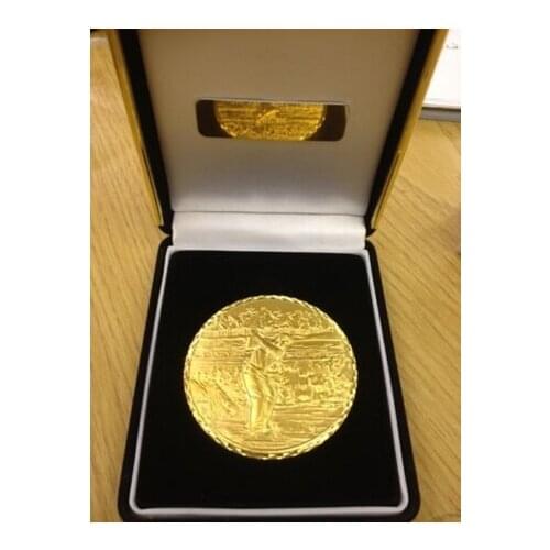 WHOLESALE GOLF MEDAL TOP QUALITY HEAVY WEIGHT GOLF MEDAL IN A STUNNING BOX HOT SALES championship medal cheap custom gold coin