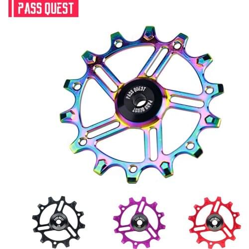 Pass Quest MTB Road Bike Derailleur Guide Wheel 12 Speed Mountain Bike Pulley Jockey Roller Bicycle Guide Wheel for Shimano Sram