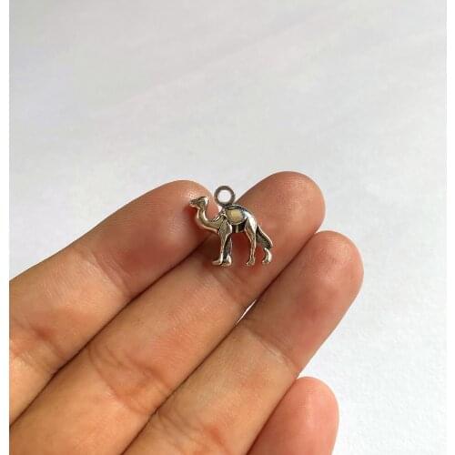 30pcs Animal Camel Charms Pendants For Findings Jewelry Making Diy Necklace Earring Aesthetic Accessories Handmade Friend Gift