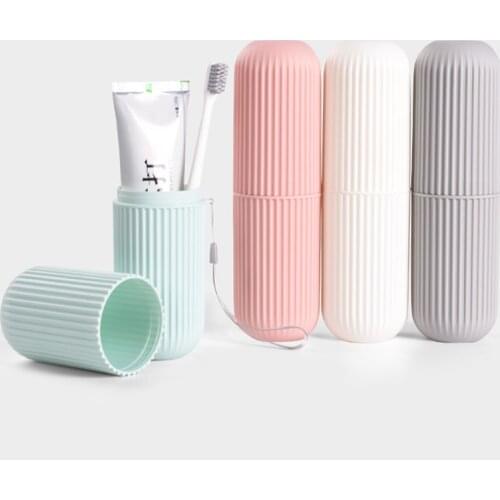 Portable Toothbrush Storage Box for Car Travel Household Bathroom Accessories Toothbrush Holder Travel Storage Rack