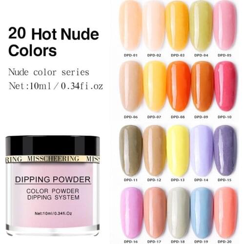 10ml Polish Nude Matt Dipping Powder Nail Art Gradient French Dip Power Nail Art Decoration Nail Art Dip System Kit Top Coat Red