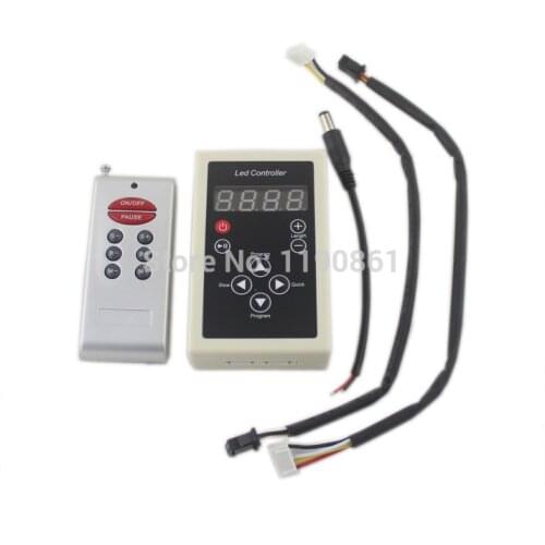 Promotion 5V 2801 Wireless RGB LED Controller RF Magic Controller Remote Control Strip 12V 2 Years DC Plastic Ccc,ce,rohs