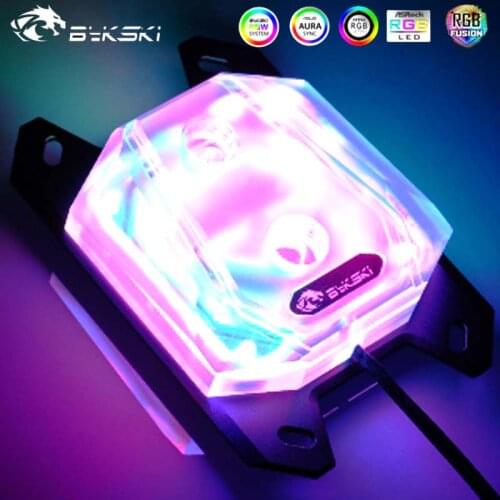 Bykski CPU-XPR-B-M-V2 AMD Copper CPU Block, Water Cooling Block For Ryzen Threadripper7/5/3/AM4/AM3+/AM3/AM2+/AM2/FM2+/FM2/FM1