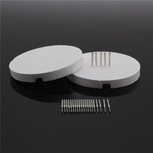 High Quality 2Pcs Porcelain Honeycomb Firing Trays + 20Pcs Metal Pins