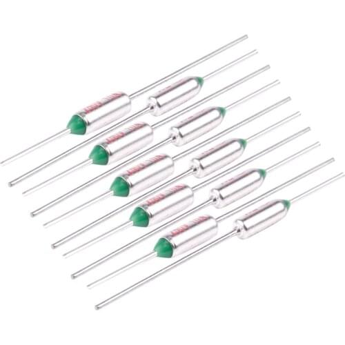 10 Pcs 250V 10A TF 120 Degree Celsius Cutoffs Temperature Thermal Fuse