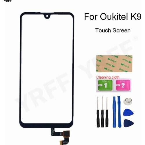 7.12 inch Front Outer Glass For Oukitel K9 Touch Screen Digitizer Panel Lens Replacement Parts 100% Test
